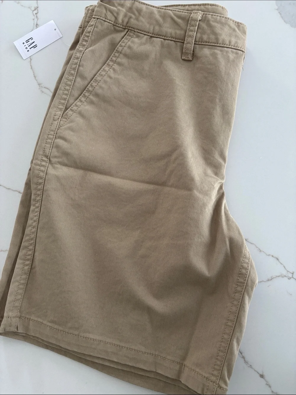 Boys Classic Khaki Cotton Shorts